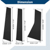 Acura MDX Black 6 Pcs Door Pillar Window Trim (2014 - 2020)