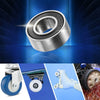 Auto 2 x 6x13x5mm Deep Groove Ball Bearings with Double Rubber Shield