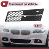 BMW 528i (2011-2013) Black 1 Pc Front Left Fog Light Grill