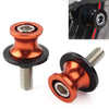 KAWASAKI ZX6R (2012-2021) Orange 8MM Swingarm Spools Slider Stand Screws