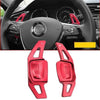 VW Tiguan Golf 7 Passat B8 Red Steering Wheel Paddle Shifter Extensions