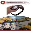 Set 1 x Motorcycle Riding Goggles Transparent Lens Brown Frame Sunglasses