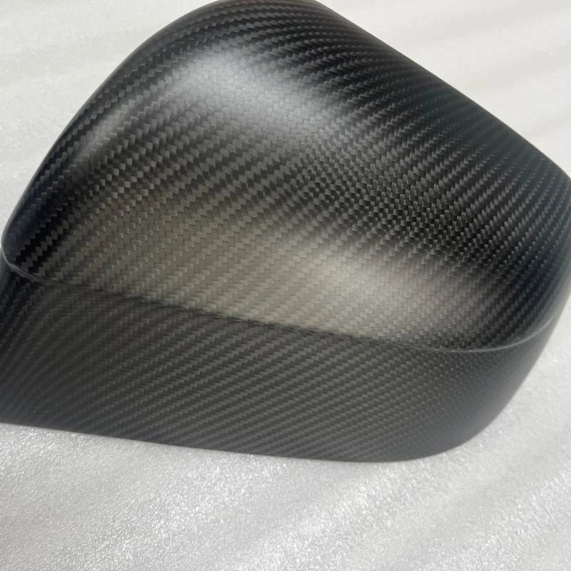 Tesla Model Y Juniper 2025 Matte Carbon Fiber Add-on Side Mirror Cover Caps