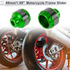 Make Model 2 x 14mm Aluminum Alloy Carbon Fiber Motorcycle Slider Frame