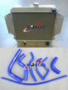 Suzuki Sierra 1.0L 1.3L Aluminum Radiator + Blue Hoses (1981-1996)