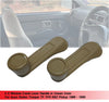 Isuzu Rodeo Trooper Window Crank Handle 2 x OEM Cream (1988-1995)