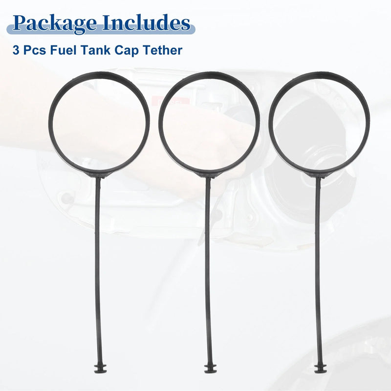 BMW X6 3 x Fuel Tank Cap Tether Rope (2008-2018)