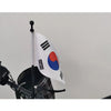 Harley, Honda, BMW - Universal Flag Holder Black Motorcycle Pole Mount