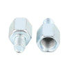 2 x 10mm–8mm Positive Motorcycle Rearview Mirror Adapter Bolt Screw