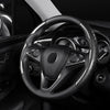 Car Black 38cm Non-Slip Steering Wheel Cover