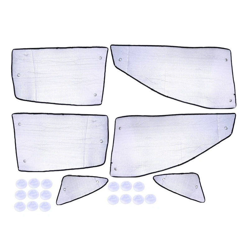 Honda CR-V 6 x Side Window Silver Privacy Sunshade Covers (2007-2011)