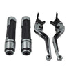 Yamaha YZF R3 R25 Titanium Extendable Brake Clutch Levers Grip Set (2015-2023)