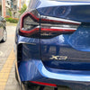 BMW X3 X3M Carbon Fiber Look Rear Side Spoiler Trim (2022-2024)