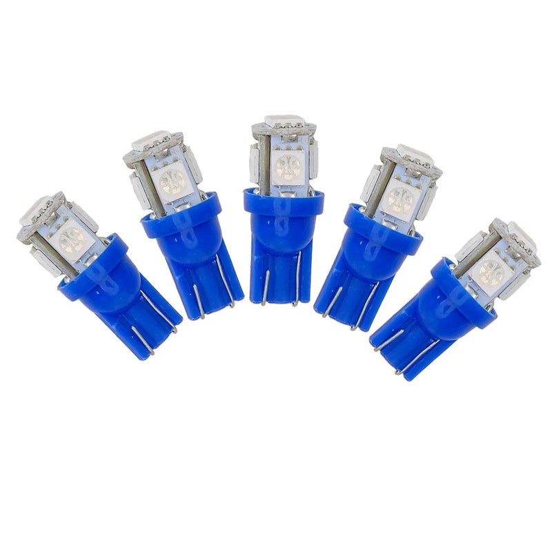 Ford Bronco F150 F250 F350 5 x Blue LED Dash Cluster Light Bulbs