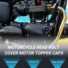 Motorcycle Flat Head Bolt Cover Caps 7.5mm-10mm 10 Pcs