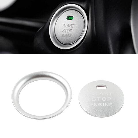 Mazda 3 6 CX-5 Silver Engine Start Push Button Cover Ring Trim (2004-2023)