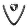 Alfa Romeo Stelvio Carbon Fiber ABS Front Grille Cover & Logo Ring Trim (2017-2023)