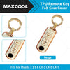 Mazda 2 3 5 6 CX-3 CX-5 CX-7 Beige TPU Remote Key Fob Case Cover (2003-2023)