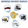 Motorcycle 30 Pcs Gold Tone Motorcycle M6 Fender Bumper Washer Bolt Nuts