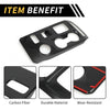 Ford Ranger Carbon Fiber Gear Shift Frame Panel Cover Trim (2023-2024)