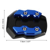 Honda ADV-160 Black Blue Wrench Kickstand Pad (2022–2022)