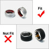 Subaru Forester XV Crosstrek WRX Blue AC Climate Control Knob Ring Covers