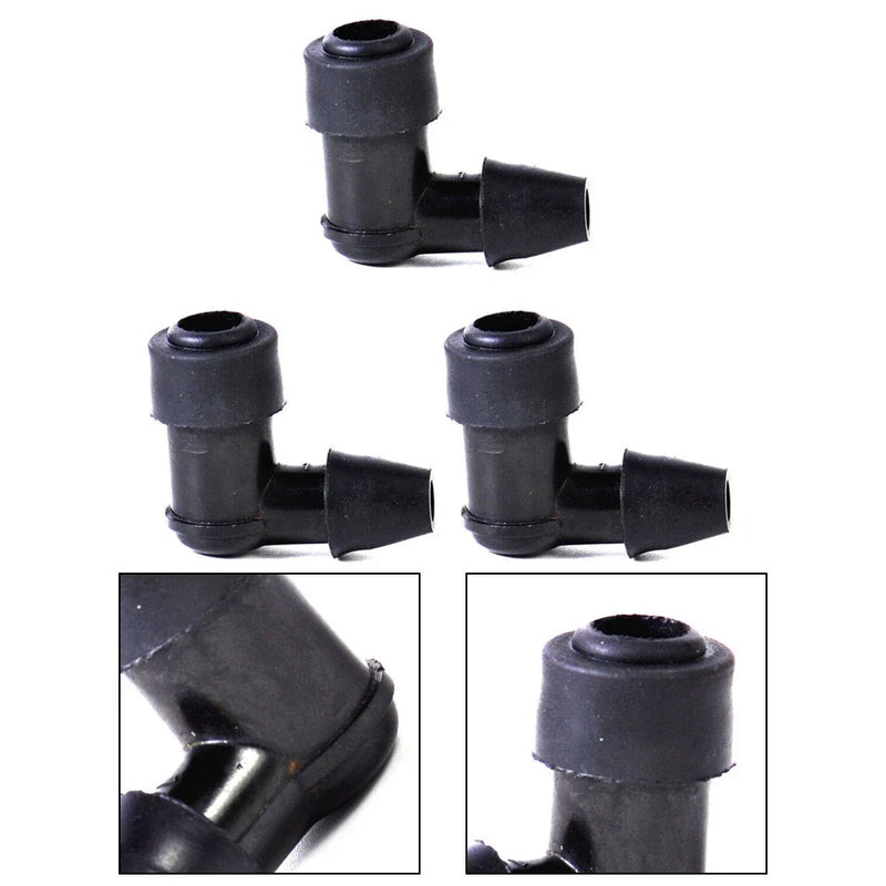 Motorcycle Dirt Bike ATV 3x Versatile 90 Degree Plug Cap Cover