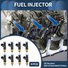 Dodge Ram 1500 5.7L Black Fuel Injector 8 x (2009-2010)