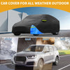 Tesla Model 3 (2017-2023) - Oxford Cloth Black Blue Waterproof Car Cover
