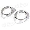 Ford Focus Front Fog Light Cover Bezels Trim Silver (2012-2013)
