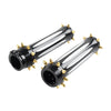 Harley Touring Dyna Softail - Black & White 1'' Hand Grips