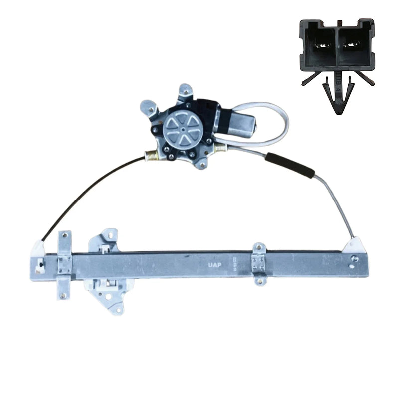 Nissan Navara D22 Window Regulator With Motor (2-Pin) (1997–2015)