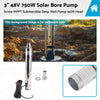48V 750W Solar Bore Pump 3" Submersible Deep Well Screw Pump (AU)