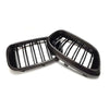 BMW X3 G01 X4 G02 2018-2021 Real Carbon Fiber Front Bumper Grille Mesh Trim