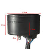 12000rpm Gauge Round Motorcycle LCD Digital Speedometer Tachometer Odometer