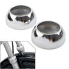 Harley Sportster Dyna FXR FXD 39mm Chrome Front Fork Boot Cap Covers