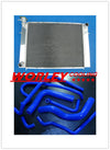 Commodore VN VP VR VS V8 5.0L 44mm Aluminum Radiator & Blue Hose (1988-1997)
