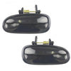 Door Handle Rear L+R Black Glossy Fits Honda Civic EK EM 4D Sedan 1996-00 D06