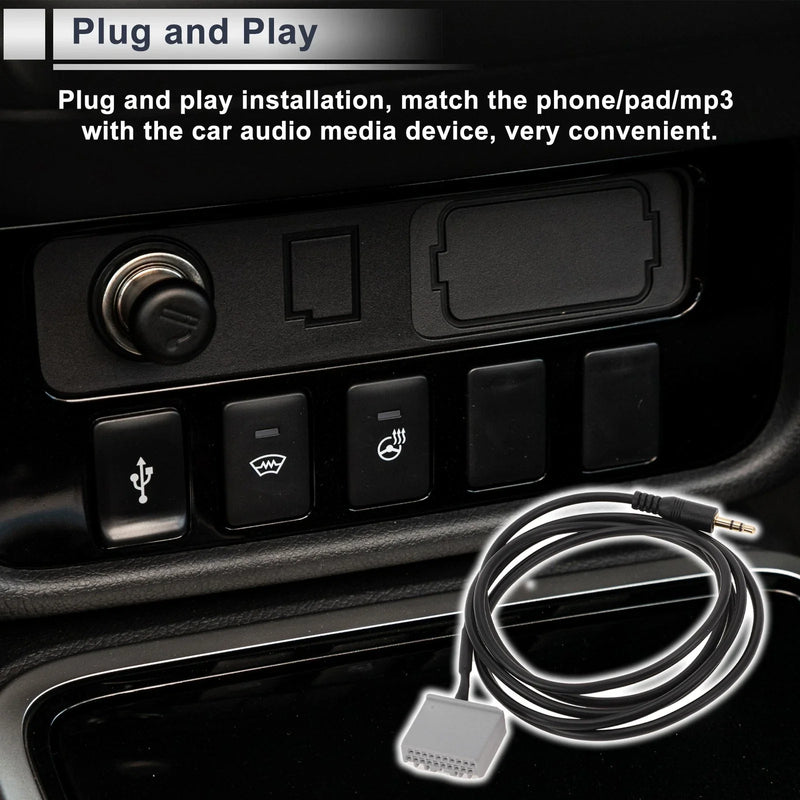 Honda AUX Car Stereo Radio Audio Aux Adapter Cable