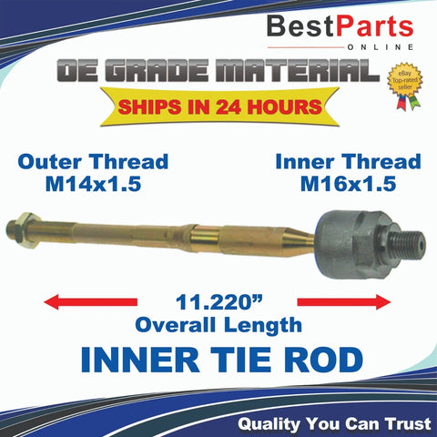 Chevrolet Colorado 2WD Steering Inner Tie Rod End 16mm & 14mm (2006–2008)