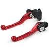 YAMAHA WR 250F WR 450F Red Pivot Brake Clutch Levers (2003-2023)