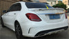Mercedes-Benz C-Class W205 Sedan Rear Spoiler A Wing Unpainted (2015-2021)