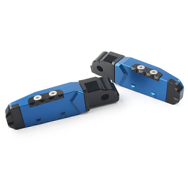 BMW S1000RR CNC Aluminum Blue Rear Passenger Foot Pegs (2010-2023)