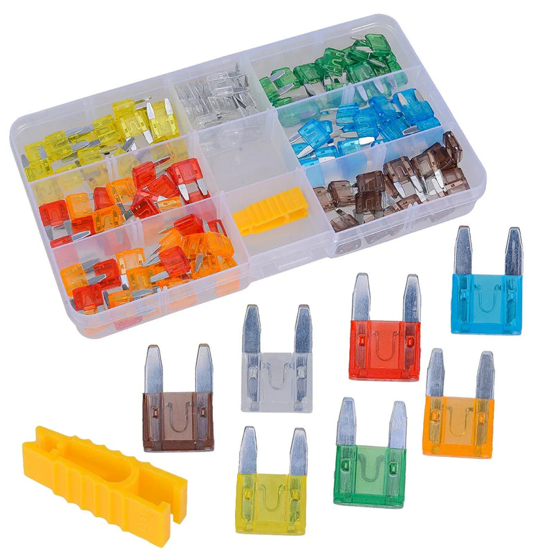 140stk Blade Sicherung Sortiment Kit f��r Auto, LKW, Boot, ATV, UTV, Motorrad (5A-30A)