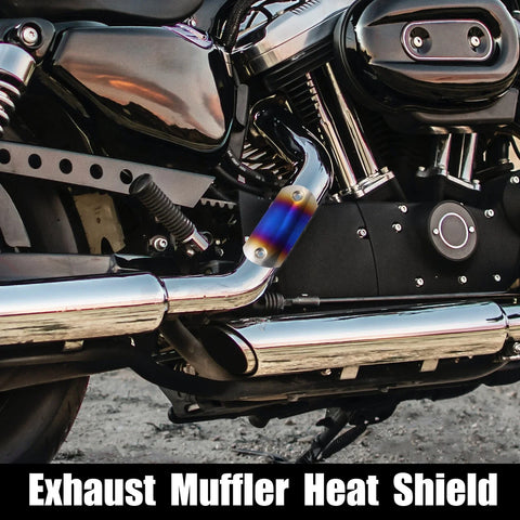Universal Motorcycle Set 5.63'' Exhaust Muffler Pipe Protector