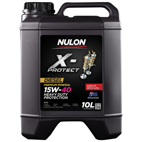 Nulon XProtect Diesel 15W40 Heavy Duty Protection Premium Mineral Engine Oil 10L