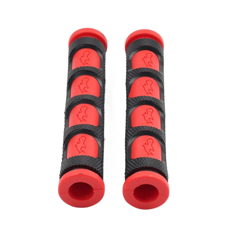 Universal Motorcycle Brake Clutch Handle Grips Red Rubber Sleeve Cover