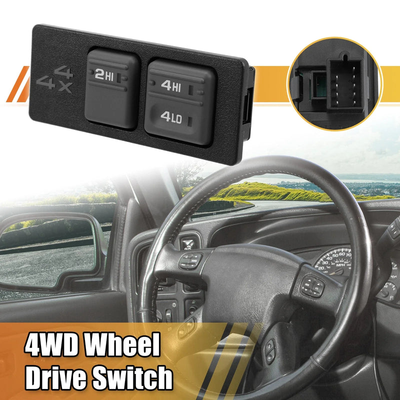 GMC Yukon 4WD 4X4 Wheel Drive Selector Switch (1997 - 2000)