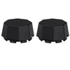 Polaris Sportsman 570 2 x Matte Black Hub Caps Cover (2015–2025)
