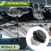 Car Motorcycle Oil Drain Plug M20x1.5 2 x Aluminum With Gasket